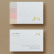Cartão de visita -  Papel especial + hot stamping foil (escolha a cor)